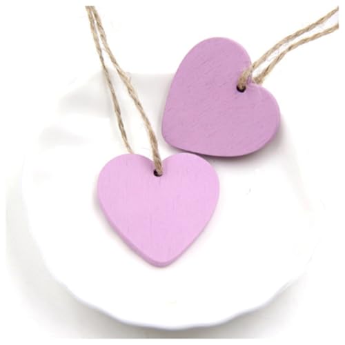 Hrlace Bunt Holzherzen mit Jute Schnur 4cm Holz Herzen mit Loch zum Basteln DIY Handwerk Holzherz Deko für Hochzeit Tischdeko Weihnachten Valentinstag Geschenkanhänge Lila 10 Stück Hrlace Bunt Holzherzen mit Jute Schnur 4cm Holz Herzen mit Loch zum Basteln DIY Handwerk Holzherz Deko für Hochzeit Tischdeko Weihnachten Valentinstag Geschenkanhänge Lila 10 Stück von Hrlace
