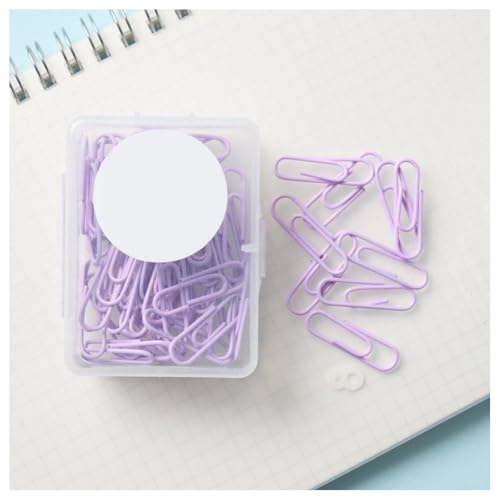Hrlace Büroklammern Bunt Büroklammer Metall Büroklammern mit Beschichtung Paper Clips für Papiere Schule Büro Persönlichen Buch Memo Tagebuch Papier Poster Foto 28 mm violett 2 Kartons/100 Stück Hrlace Büroklammern Bunt Büroklammer Metall Büroklammern mit Beschichtung Paper Clips für Papiere Schule Büro Persönlichen Buch Memo Tagebuch Papier Poster Foto 28 mm violett 2 Kartons/100 Stück von Hrlace