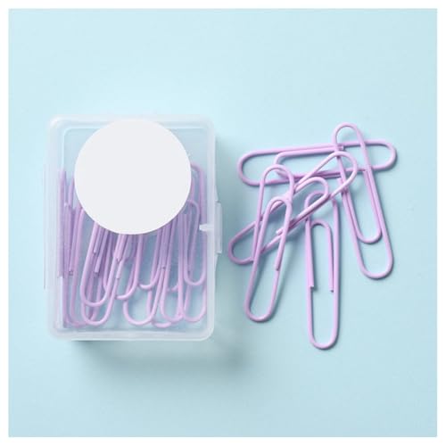 Hrlace Büroklammern Bunt Büroklammer Metall Büroklammern mit Beschichtung Paper Clips für Papiere Schule Büro Persönlichen Buch Memo Tagebuch Papier Poster Foto 50 mm violett 4 Kartons/80 Stück Hrlace Büroklammern Bunt Büroklammer Metall Büroklammern mit Beschichtung Paper Clips für Papiere Schule Büro Persönlichen Buch Memo Tagebuch Papier Poster Foto 50 mm violett 4 Kartons/80 Stück von Hrlace
