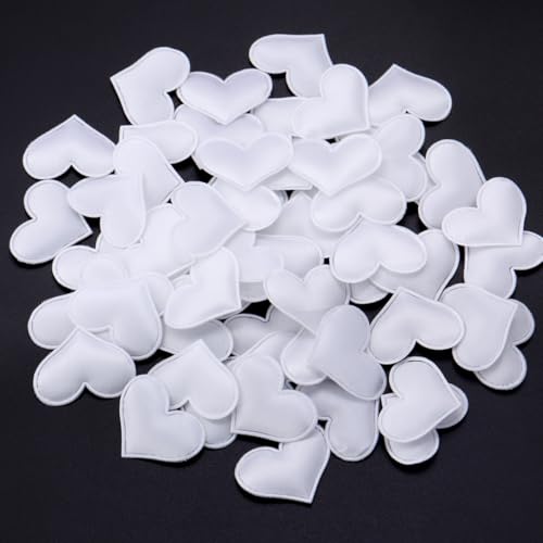 Hrlace Herz Konfetti 100 Stück Herz-Schwamm Herzförmiges 3D-Konfetti Herzen Deko Confetti Stoff Liebe Herz Tischdeko für Valentinstag, Jubiläum Dating, Hochzeitsbett, Geburtstag Deko Weiß 2.5cm Hrlace Herz Konfetti 100 Stück Herz-Schwamm Herzförmiges 3D-Konfetti Herzen Deko Confetti Stoff Liebe Herz Tischdeko für Valentinstag, Jubiläum Dating, Hochzeitsbett, Geburtstag Deko Weiß 2.5cm von Hrlace