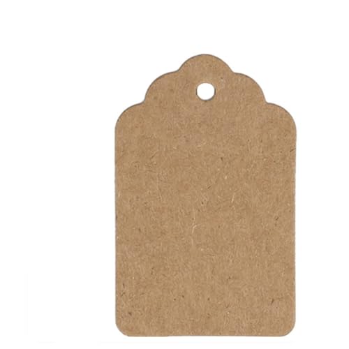 Hrlace Kraftpapier Etiketten Tags 3x5cm Geschenkanhänger Anhänger-Etiketten mit Loch für Schnur oder Quaste Blanko Etikettenkarte für Handmade Hochzeit Geschenk Weihnachten Partygeschenke 100 Stück Hrlace Kraftpapier Etiketten Tags 3x5cm Geschenkanhänger Anhänger-Etiketten mit Loch für Schnur oder Quaste Blanko Etikettenkarte für Handmade Hochzeit Geschenk Weihnachten Partygeschenke 100 Stück von Hrlace