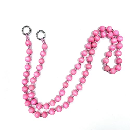 Hrlace Perlen Handykette 120cm Bunte Holzperlen Handy Lanyard Abnehmbare Telefon Kette Umhängeband Universal Anti Verlorene Handy Hängen Chian Taschenkette für Damen und Mädchen Rosa Hrlace Perlen Handykette 120cm Bunte Holzperlen Handy Lanyard Abnehmbare Telefon Kette Umhängeband Universal Anti Verlorene Handy Hängen Chian Taschenkette für Damen und Mädchen Rosa von Hrlace