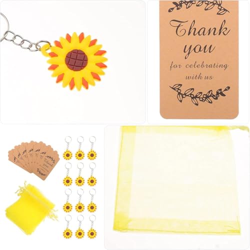 Hrlace Sonnenblumen Schlüsselanhänger Geschenk Anhänger Sonnenblume-Schlüsselringe Geburtstag Party Danke Dekorationen für Baby Dusche Kommunion Hochzeitsgeschenk Gastgeschenk Gelb 50 Stück Hrlace Sonnenblumen Schlüsselanhänger Geschenk Anhänger Sonnenblume-Schlüsselringe Geburtstag Party Danke Dekorationen für Baby Dusche Kommunion Hochzeitsgeschenk Gastgeschenk Gelb 50 Stück von Hrlace