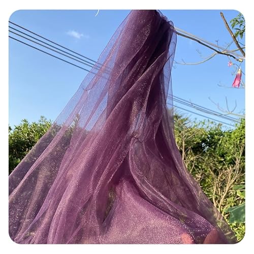 Hrlace Tüll Stoff Organza Band Tüllstoff als Meterware Glanz Stoffe Hochzeit Vorhang Hochzeitsbogen Drapierstoff Tischdecken Deko Schals für Hochzeit Party Geschenke Deko Basteln Dunkelviolett 8m Hrlace Tüll Stoff Organza Band Tüllstoff als Meterware Glanz Stoffe Hochzeit Vorhang Hochzeitsbogen Drapierstoff Tischdecken Deko Schals für Hochzeit Party Geschenke Deko Basteln Dunkelviolett 8m von Hrlace