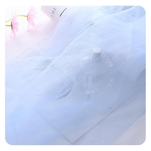 Hrlace Weicher Tüllstoff Regenbogen Netzstoff Chiffon Stoff Dekostoff Mehrfarbiger Tüll 160cm Breit Meterware für DIY Tutu Rock Handwerk Bogen Party Deko Crafts Geschenk Azurblau 5 m Hrlace Weicher Tüllstoff Regenbogen Netzstoff Chiffon Stoff Dekostoff Mehrfarbiger Tüll 160cm Breit Meterware für DIY Tutu Rock Handwerk Bogen Party Deko Crafts Geschenk Azurblau 5 m von Hrlace