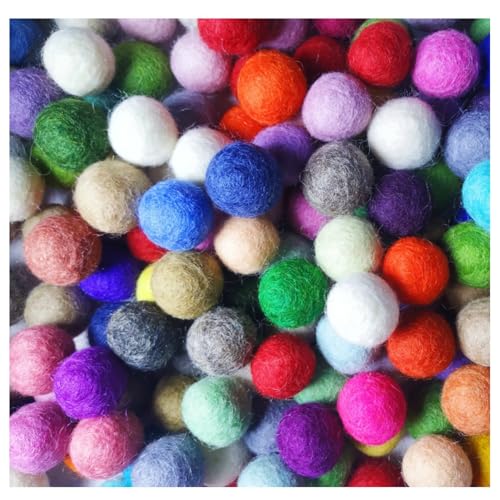 Hrlace Wollfilzkugeln Bunte Pompons handgefertigt Wolle Filzkugeln Flauschigen Filz Pom Pom Bälle Set Plüsch Filzbälle zum Basteln DIY Kreative Handwerk Basteln Deko schmuck Zubehör 1cm 70 Stück Hrlace Wollfilzkugeln Bunte Pompons handgefertigt Wolle Filzkugeln Flauschigen Filz Pom Pom Bälle Set Plüsch Filzbälle zum Basteln DIY Kreative Handwerk Basteln Deko schmuck Zubehör 1cm 70 Stück von Hrlace