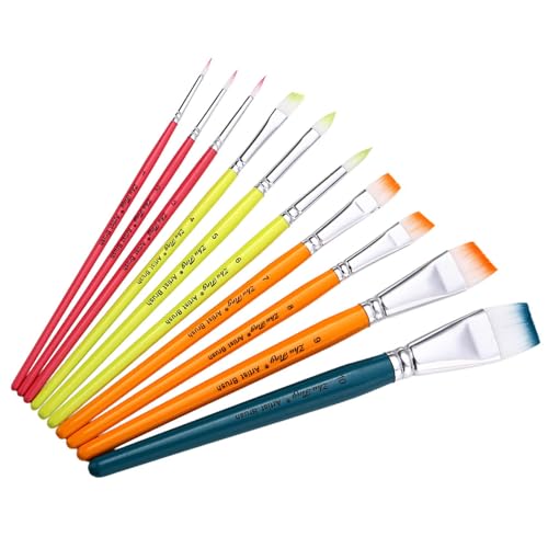 10 PCs Artist Paint Pinsel Menschlicher Körperpolst Pinsel Nylon Haarmalerei Pinsel Gesichtspinsel Zeichnen Vorräte 10 PCs Artist Paint Pinsel Menschlicher Körperpolst Pinsel Nylon Haarmalerei Pinsel Gesichtspinsel Zeichnen Vorräte von Hrtyvhin