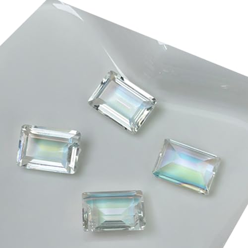 10 x Strasssteine, rechteckig, kristallklar, Kunstdekorationen, Zubehör für Damen 10 x Strasssteine, rechteckig, kristallklar, Kunstdekorationen, Zubehör für Damen von Hrtyvhin