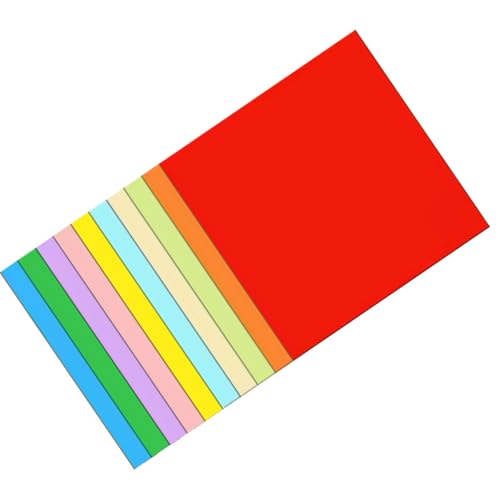 100 Stcs Quadratpapier Doppelseitig Farbiges Papier Klapppapier Farbiges Papier Für Handwerk von Hrtyvhin