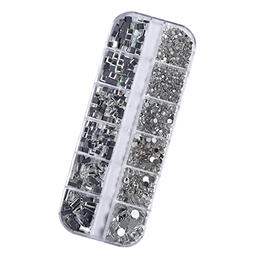 12 Gitter 3D Schmuck Luxus Kunst Strass Nieten Kristall für Dekorationen, Ringe Ohrringe 12 Gitter 3D Schmuck Luxus Kunst Strass Nieten Kristall für Dekorationen, Ringe Ohrringe von Hrtyvhin