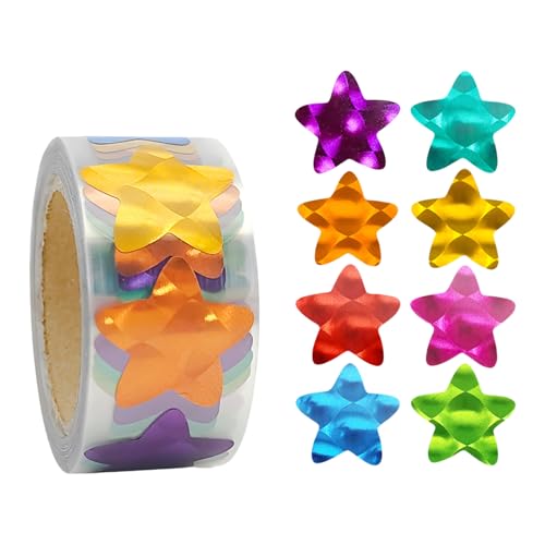 300pcs Glitzernder Sternaufkleber 20 Mm Kleber Wickel Etikett Versiegelungsaufkleber Für Journal Notebook Wickeldekoration von Hrtyvhin
