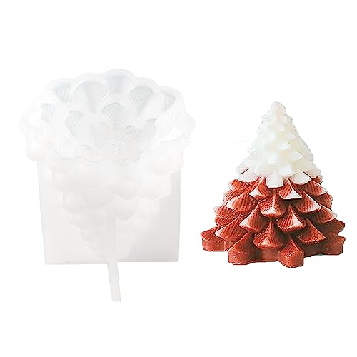 Baumförmige Silikonform für Weihnachtsbaum, Kunstharz, 3D-Ornament, handgefertigte Seife, Epoxid-Formen, Heimdekoration Baumförmige Silikonform für Weihnachtsbaum, Kunstharz, 3D-Ornament, handgefertigte Seife, Epoxid-Formen, Heimdekoration von Hrtyvhin