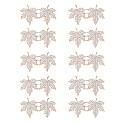 Hrtyvhin 10 Paar Jeansknöpfe Pins Blatt Jeans Taillenschnallen Kein Nähen erforderlich Hosen Taillenspanner für Kleider Jeans Hrtyvhin 10 Paar Jeansknöpfe Pins Blatt Jeans Taillenschnallen Kein Nähen erforderlich Hosen Taillenspanner für Kleider Jeans von Hrtyvhin