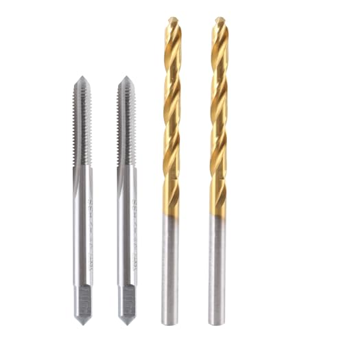 Professioneller M5 x 0,8 Gewindebohrer mit gerader Nut, 4,2 mm, Spiralbohrer, Gewindewerkzeug, metrische Gewindebohrer von Hrtyvhin