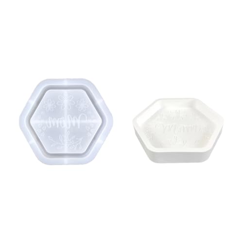 Sechseckige Ablageschale aus Silikon, für Schmuck, Epoxidharz, quadratisch, rund Sechseckige Ablageschale aus Silikon, für Schmuck, Epoxidharz, quadratisch, rund von Hrtyvhin