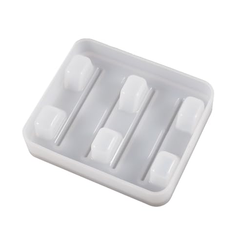 Silikonform-Set, quadratische Halterformen, Epoxidharz-Form, Handarbeitswerkzeuge für künstlerisches Harzgießen von Hrtyvhin