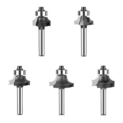 Stabile Hartlegierung Perlen Router Bit 1/4 Zoll Oder 6 Mm Schaftrundungskanten Werkzeug Für Hartholz Und Nadelholzkanten Bildet von Hrtyvhin