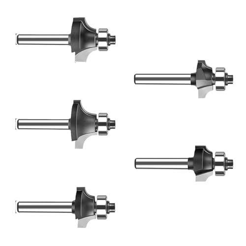 Stabile Hartlegierung Perlen Router Bit 1/4 Zoll Oder 6 Mm Schaftrundungskanten Werkzeug Für Hartholz Und Nadelholzkanten Bildet von Hrtyvhin
