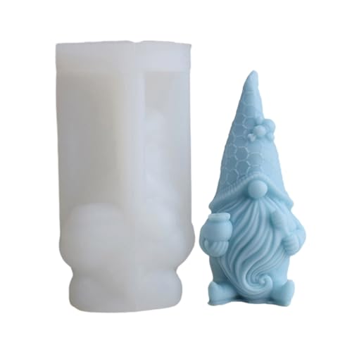 Weihnachts-Zwerg-Epoxidharz-Form, antihaftbeschichtet, parfümiert, Gips, Tischdekoration, Werkzeug Weihnachts-Zwerg-Epoxidharz-Form, antihaftbeschichtet, parfümiert, Gips, Tischdekoration, Werkzeug von Hrtyvhin