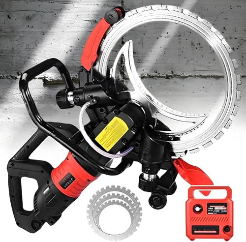 Hrxllb Elektrische Betonringsäge, 8900 W, mit Wasserpumpe und 3 Sägeblättern, Schnitttiefe 12"/16"/20", ideal zum Schneiden von Stein und Bewehrungsstahl, effizientes Betonschneidewerkzeug Hrxllb Elektrische Betonringsäge, 8900 W, mit Wasserpumpe und 3 Sägeblättern, Schnitttiefe 12"/16"/20", ideal zum Schneiden von Stein und Bewehrungsstahl, effizientes Betonschneidewerkzeug von Hrxllb