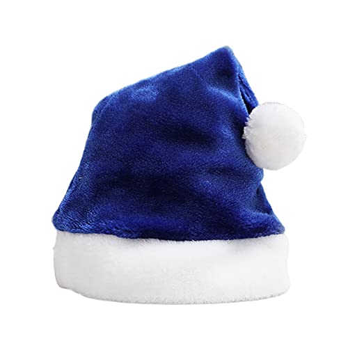 HshDUti Weihnachtsmütze für Erwachsene, Plüsch, luxuriös, Weihnachtsmannmütze, Samt, bequem, Weihnachtsmann-Outfit für Neujahr, festliches Partyzubehör, dickes klassisches Fell, Weihnachtsmannmütze, HshDUti Weihnachtsmütze für Erwachsene, Plüsch, luxuriös, Weihnachtsmannmütze, Samt, bequem, Weihnachtsmann-Outfit für Neujahr, festliches Partyzubehör, dickes klassisches Fell, Weihnachtsmannmütze, von HshDUti