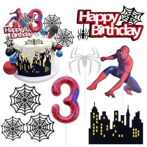 Hshenjhu 8 Stücke Spinne Tortendeko Set Kinder,3 Jahre Birthday Tortendeko,Spinnen Themen Geburtstagstorten Dekorationen,Decoration Kindergeburtstag, für Jungen Mädchen Geburtstag Hshenjhu 8 Stücke Spinne Tortendeko Set Kinder,3 Jahre Birthday Tortendeko,Spinnen Themen Geburtstagstorten Dekorationen,Decoration Kindergeburtstag, für Jungen Mädchen Geburtstag von Hshenjhu