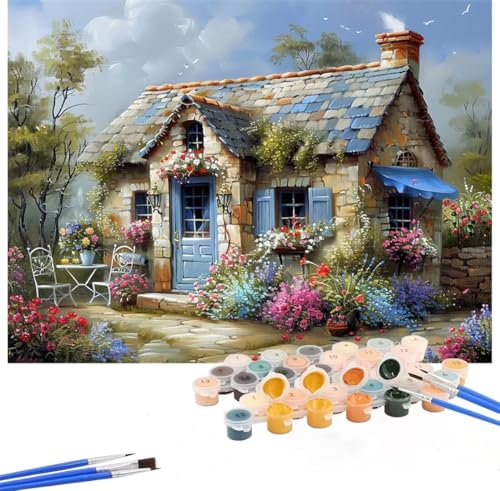 Garten Malen Nach Zahlen Kabine Malen Nach Zahlen Erwachsene 50x60cm, DIY Paint by Numbers mit Pinseln und Acrylfarbe Handgemalt Ölgemälde Leinwand für Zimmer Deko, Ohne Rahmen, Geschenk Mädchen Hs-18 Garten Malen Nach Zahlen Kabine Malen Nach Zahlen Erwachsene 50x60cm, DIY Paint by Numbers mit Pinseln und Acrylfarbe Handgemalt Ölgemälde Leinwand für Zimmer Deko, Ohne Rahmen, Geschenk Mädchen Hs-18 von Hsqpoobd