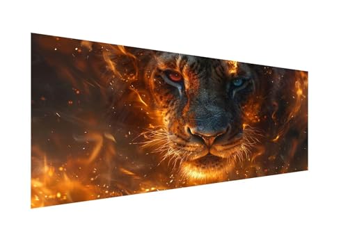 Tier Diamond Painting Erwachsene Groß 40x80cm, Diamond Painting Löwe Diamant Painting Bilder Kinder, Eckige Steine Diamant Kunst Malerei Stickerei Basteln, Weihnachten Geschsenk, Zuhause Deko ZJ-206 von Hsqpoobd