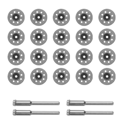 Hsthe Sea 20 Stück Mini-Diamant-Schleifrad, mit 3 mm Dornschaft-Schleifrad – Schleifradklingendurchmesser 25 mm Hsthe Sea 20 Stück Mini-Diamant-Schleifrad, mit 3 mm Dornschaft-Schleifrad – Schleifradklingendurchmesser 25 mm von Hsthe Sea