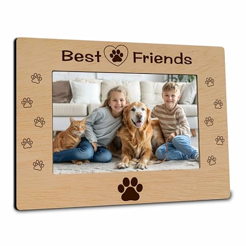 Bilderrahmen für 10,2 x 15,2 cm große Fotos, beste Freunde, Bilderrahmen für Hundeliebhaber, Holz-Bilderrahmen für Erinnerungshund, Büro- und Heim-Desktop-Dekorationen – A09 Bilderrahmen für 10,2 x 15,2 cm große Fotos, beste Freunde, Bilderrahmen für Hundeliebhaber, Holz-Bilderrahmen für Erinnerungshund, Büro- und Heim-Desktop-Dekorationen – A09 von Hsupl
