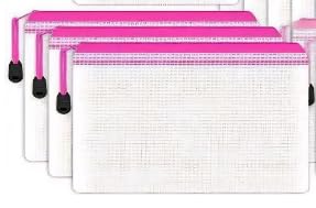 HSYADAZI 10 Stück A5 Dokumententaschen mit Reißverschluss - Transparente Kunststoff-Mappen (23,5x18cm) - Wasserdichte Zipper-Taschen für Büro, Schule & Reise von Hsyadazi