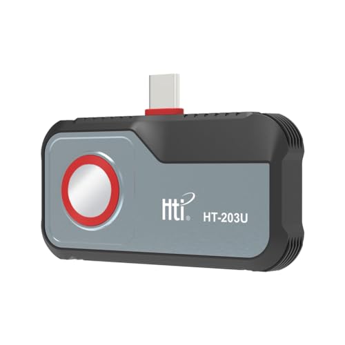 256X192 IR Auflösung Hti HT-203U Wärmebildkamera für Android Phone - Vanadium Oxide Uncooled Infrared Focal Plane, Vollständig einstellbar, 8 Farbpaletten, Temp Alarm, Kamera & Video 256X192 IR Auflösung Hti HT-203U Wärmebildkamera für Android Phone - Vanadium Oxide Uncooled Infrared Focal Plane, Vollständig einstellbar, 8 Farbpaletten, Temp Alarm, Kamera & Video von Hti-Xintai