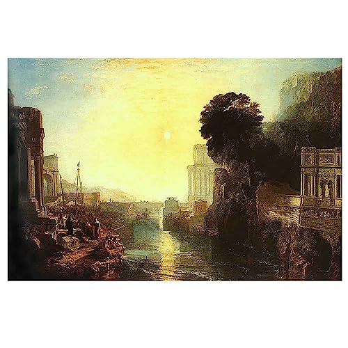 Htt-Kup-Rpp Joseph Mallord William Turner《Dido-Gebäude, Karthago》Leinwand WanddekorationBild für Schlafzimmer Büro Wohnkultur Kreatives Drucke Gedruckt Malerei Wohnzimmer(Ungerahmt,(70x100cm28x39inch Htt-Kup-Rpp Joseph Mallord William Turner《Dido-Gebäude, Karthago》Leinwand WanddekorationBild für Schlafzimmer Büro Wohnkultur Kreatives Drucke Gedruckt Malerei Wohnzimmer(Ungerahmt,(70x100cm28x39inch von Htt-Kup-Rpp
