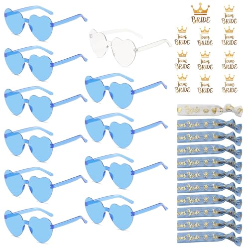HuaMuDM Jga Brille Team,Herz Sonnenbrille, Party Sonnenbrille Team Bride, Hippie Herzförmige Brille, JGA Partybrillen Bride Herz Brillen HuaMuDM Jga Brille Team,Herz Sonnenbrille, Party Sonnenbrille Team Bride, Hippie Herzförmige Brille, JGA Partybrillen Bride Herz Brillen von HuaMuDM