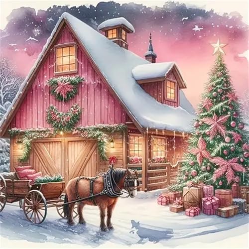 Huacan Diamond Painting Erwachsene Weihnachten Diamant Paintings Bilder Voll AB Eckige Steine Strass Malerei für Home Wall Decor 30x30cm Huacan Diamond Painting Erwachsene Weihnachten Diamant Paintings Bilder Voll AB Eckige Steine Strass Malerei für Home Wall Decor 30x30cm von Huacan