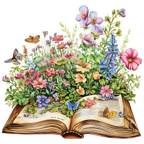 Huacan Kreuzstich Set Vorgedruckt Blume Muster Stickerei 11-Fädig Geprägt Buch Embroidery Kit für Erwachsene Anfänger Älter 40x40cm von Huacan