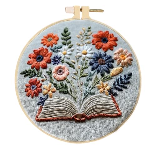 Huacan Stickerei Kit für Anfänger Erwachsene enthält gestempelt Muster, Hoop, Farbe Fäden, Werkzeuge, einfach zu folgen Anleitung Huacan Stickerei Kit für Anfänger Erwachsene enthält gestempelt Muster, Hoop, Farbe Fäden, Werkzeuge, einfach zu folgen Anleitung von Huacan