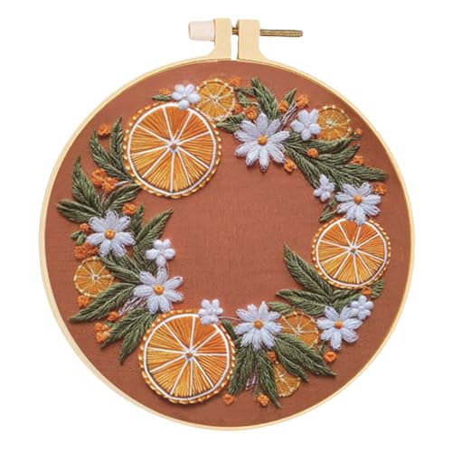 Huacan Stickerei Kit für Anfänger Erwachsene enthält gestempelt Muster, Hoop, Farbe Fäden, Werkzeuge, einfach zu folgen Anleitung Huacan Stickerei Kit für Anfänger Erwachsene enthält gestempelt Muster, Hoop, Farbe Fäden, Werkzeuge, einfach zu folgen Anleitung von Huacan