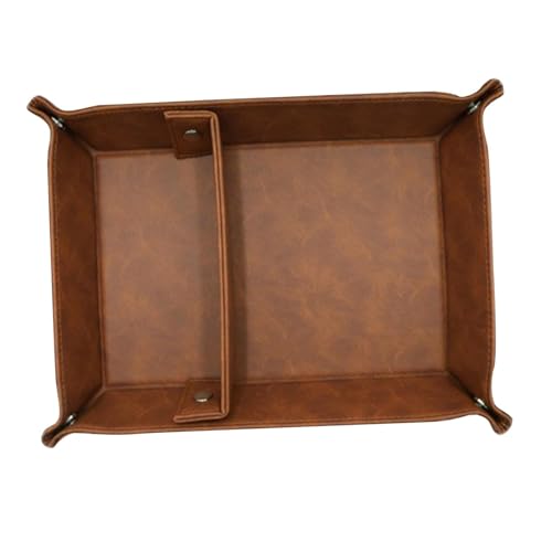 Generic Ablageschale Als Schreibtischablage Kosmetikablage Uhrenhalter Und Kleinteile Organizer Aus PU mit Zwei Fächern für Schminktisch Und Arbeitsplat, Dunkelbraun Generic Ablageschale Als Schreibtischablage Kosmetikablage Uhrenhalter Und Kleinteile Organizer Aus PU mit Zwei Fächern für Schminktisch Und Arbeitsplat, Dunkelbraun von HuadaXtai