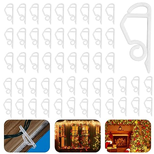 120 Stück Weihnacht Licht Clips, Lichterkette Hang Haken, Mini Dachrinne Haken, Weihnachten Mini Haken, Dachrinnenhaken für Lichterketten Weihnachten Außen Dekorativer Lichter Dachrinnenhaken 120 Stück Weihnacht Licht Clips, Lichterkette Hang Haken, Mini Dachrinne Haken, Weihnachten Mini Haken, Dachrinnenhaken für Lichterketten Weihnachten Außen Dekorativer Lichter Dachrinnenhaken von Huahuanghui