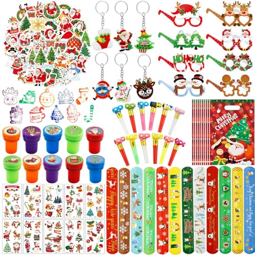 Huahuanghui Weihnachten Party Mitgebsel 118 Stück, Weihnachten Schnapparmband/Weihnachtsfeier Fotorequisiten/Schlüsselanhänger/Stempel Weihnachten, Weihnachten Geschenk für Kinder Huahuanghui Weihnachten Party Mitgebsel 118 Stück, Weihnachten Schnapparmband/Weihnachtsfeier Fotorequisiten/Schlüsselanhänger/Stempel Weihnachten, Weihnachten Geschenk für Kinder von Huahuanghui