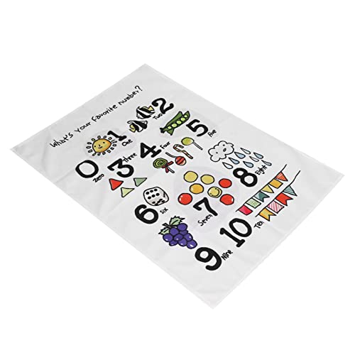 Huairdum Buchstabendruck-Poster aus Stoff, Frühpädagogisches Leinwand-Kunstposter, Tragbar, an der Wand Montiert, Faltbar, Farbenfroher Druck für Kinderzimmer (Stil 1) von Huairdum