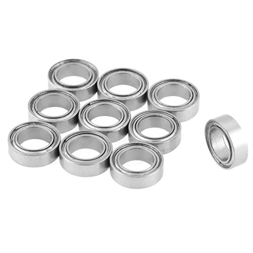 Präzises Mikrolager, Edelstahlkugellager 5 x 8 x 2,5 mm 10 Stück/Satz MR85ZZ 440C Lager für elektronische Werkzeugmaschinen von Huairdum