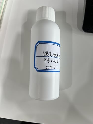 HuakChai Mosaikkleber, Schmucksteinkleber, 120ml Rhinestone Glue, Schmuckkleber Extra Stark Transparent, Diamond Painting Kleber für Mosaiksteine, Strasssteine etc. Mit Pinsel für präzises Kleben von HuakChai