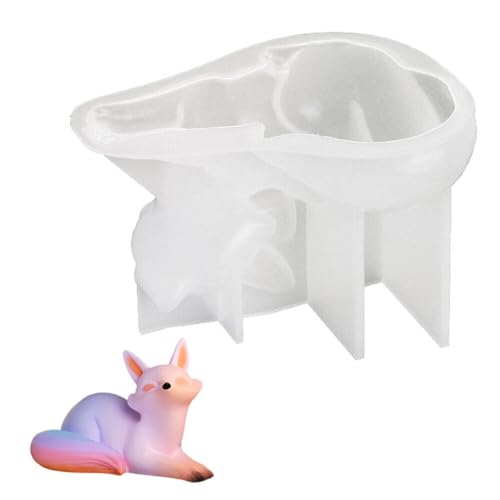Huamengyuan Fuchs-Harzform 5D-Tier neunschwänzige Silikonformen für Epoxidharz Kerzenform Schmuckgussform DIY-Schnitzkunst Aromatherapie Gips Schaukeltisch Heimdekoration Basteln Gießen Huamengyuan Fuchs-Harzform 5D-Tier neunschwänzige Silikonformen für Epoxidharz Kerzenform Schmuckgussform DIY-Schnitzkunst Aromatherapie Gips Schaukeltisch Heimdekoration Basteln Gießen von Huamengyuan