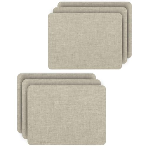 Flicken Selbstklebend Stoff, Schnelle Reparatur von Artikeln, Leinenstoff-Reparaturflicken, für Autositze, Vorhang,Kopfteile, Kunsthandwerk, Reparieren Sie Löcher, khaki von Huamirra