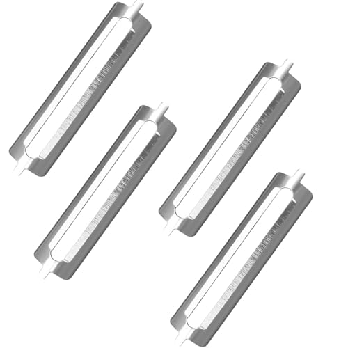 Sparschäler Tupper, 4 Stück Sparschäler Ersatzklinge, Rostfreier Stahl Schäler Klingen, Ersatzteile klingen, Geeignet für Kartoffel, Kürbis, Tomate, Gurke, Ingwer, Süßkartoffel Sparschäler Tupper, 4 Stück Sparschäler Ersatzklinge, Rostfreier Stahl Schäler Klingen, Ersatzteile klingen, Geeignet für Kartoffel, Kürbis, Tomate, Gurke, Ingwer, Süßkartoffel von Huamirra