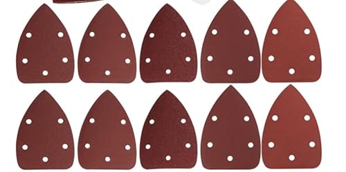 30 Stück Schleifpapier Dreieckschleifer Klett Mouse Schleifpapier Set, 5-Loch Dreieck-schleifpads Set, Körnung 80 Multitool Schleifplatte Schleifblätter für Deltaschleifer Schleifpapier 30 Stück Schleifpapier Dreieckschleifer Klett Mouse Schleifpapier Set, 5-Loch Dreieck-schleifpads Set, Körnung 80 Multitool Schleifplatte Schleifblätter für Deltaschleifer Schleifpapier von HuangXinyu