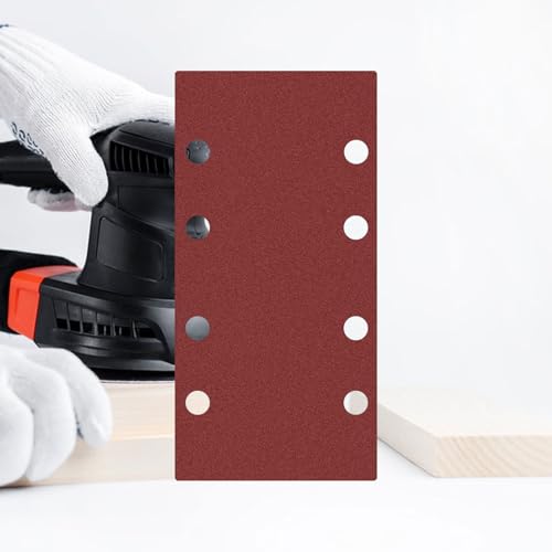 35 Stück Schleifblätter für elektrische Schleifblätter, Klett-Schleifpads, rechteckiges Schleifpapier mit 8 Löchern für Holz, Metall, Kunststoff, Politur, sortiert, Körnung 400/600/800/1000/1200/1500 35 Stück Schleifblätter für elektrische Schleifblätter, Klett-Schleifpads, rechteckiges Schleifpapier mit 8 Löchern für Holz, Metall, Kunststoff, Politur, sortiert, Körnung 400/600/800/1000/1200/1500 von HuangXinyu