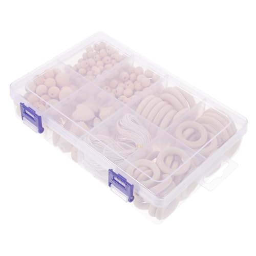 1 Set unlackierte Abstandshalter aus Naturholz, lose Perlen für Schmuckherstellung, DIY-Girlanden, Handwerk und Heimdekoration 1 Set unlackierte Abstandshalter aus Naturholz, lose Perlen für Schmuckherstellung, DIY-Girlanden, Handwerk und Heimdekoration von HuangguiyuanV